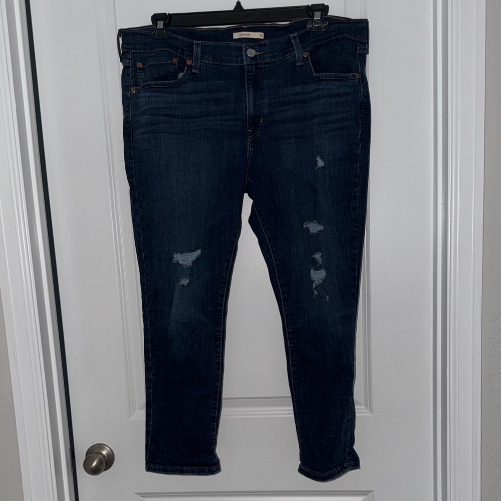 Levi's Dark Blue Skinny Jeans for Women